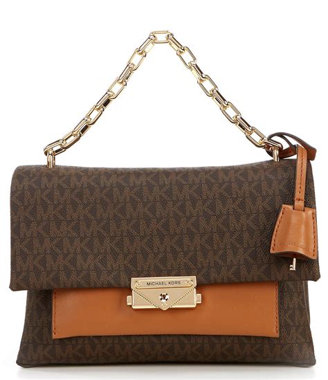 michael kors cece medium brown|Michael Kors shoulder bag.